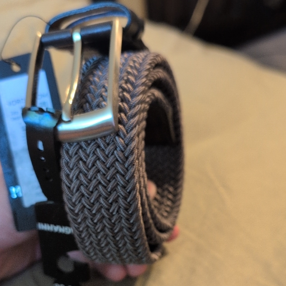 Magnanni Nadal Braided Belt Grey Medium